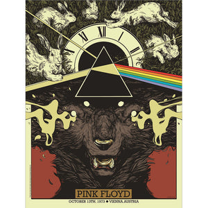 Pink Floyd Midnight Cotton Rag Variant Poster